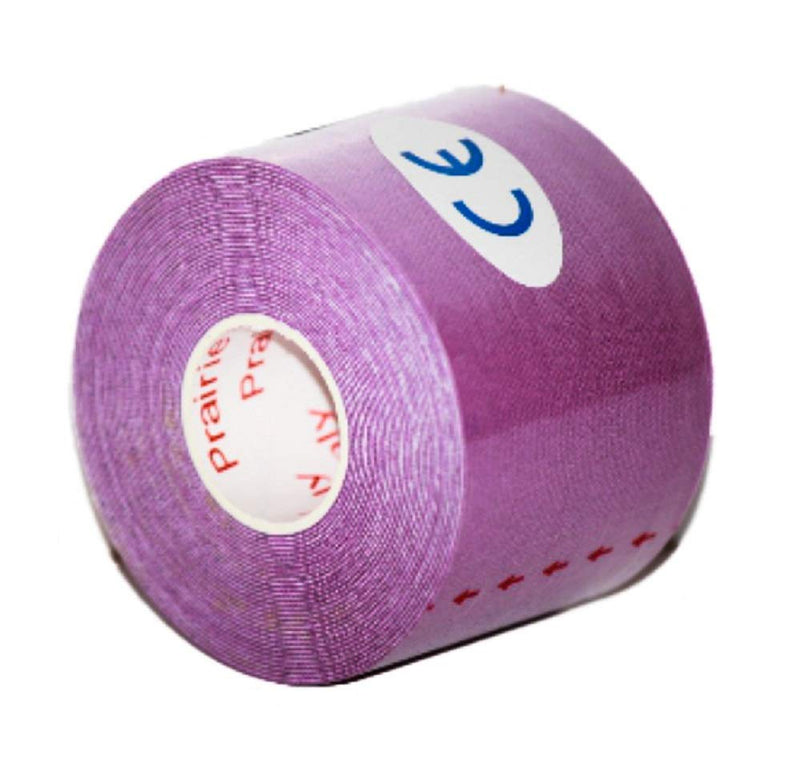 [Australia] - PreCut Kinesiology Tape Sport Pro (20 Pre Cut 10 Inch Strips per Roll) Athletic Recovery Muscle Support Physio Therapeutic Aid (Purple) (Single Roll) Purple 1 Count (Pack of 1) 