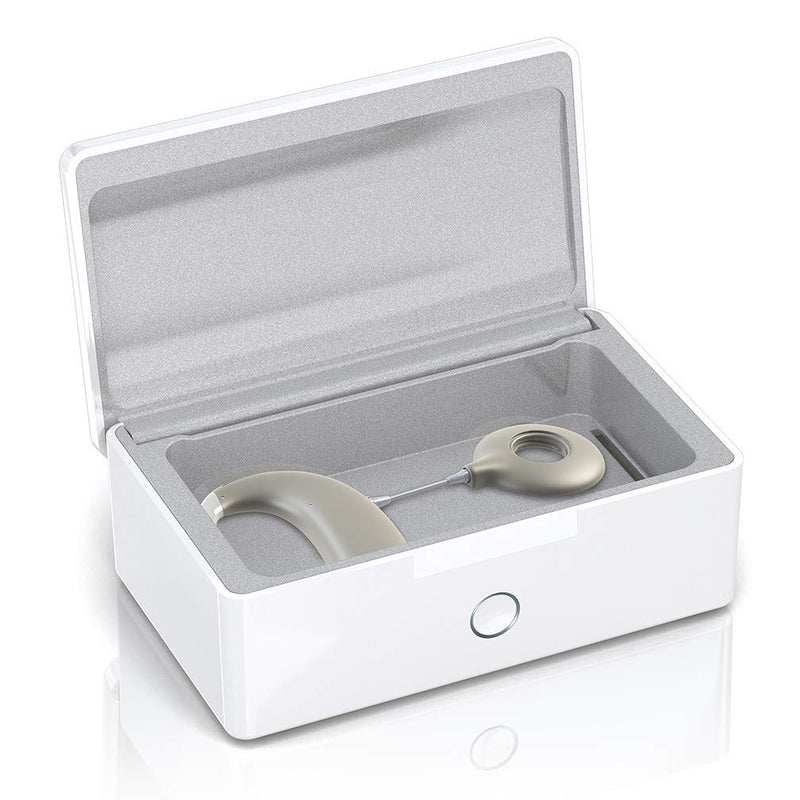 [Australia] - PerfectDry Q.R. 45 min. Ultra Fast Hearing Aid Dryer & Dehumidifier Accessory | Dry Box Kit | Removes Sweat & Moisture from Hearing Aids, Airpods, Wireless Earbuds, Ear Amplifiers, Cochlear Implants 