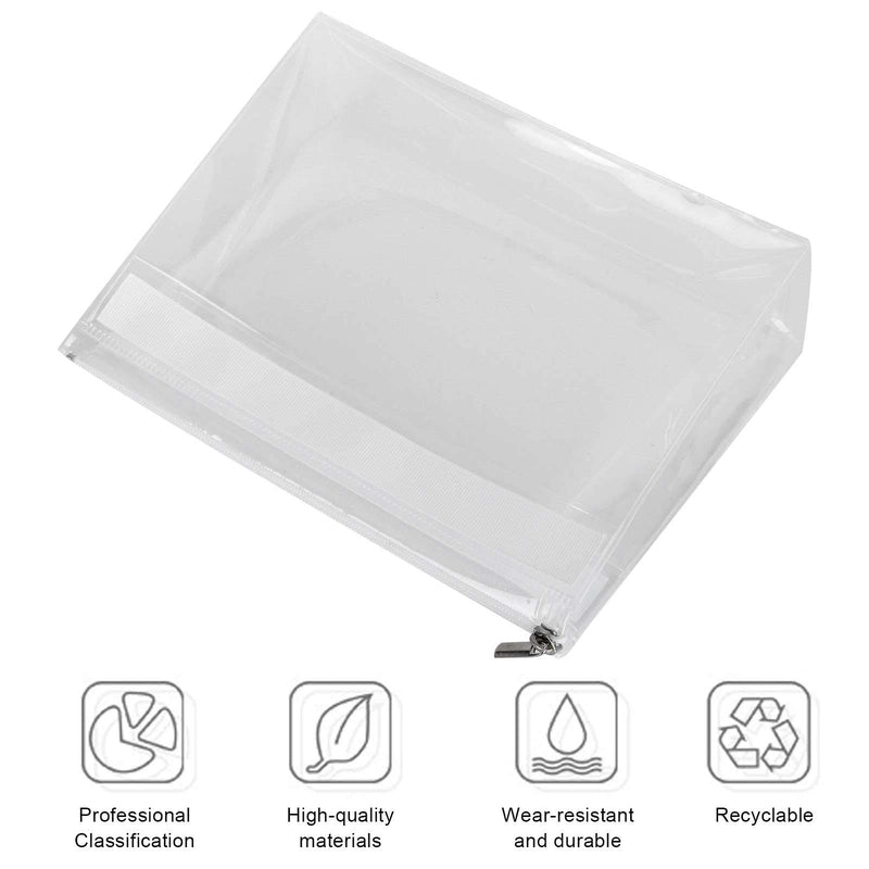 [Australia] - Transparent Travel Toiletry Bag, 2pcs Portable EVA Cosmetic Bag Travel Toiletry Bag Travel Cosmetic Storage Bag Wash Bag Toiletries Carry Pouch Zipped Cosmetic Makeup Organizer Case 