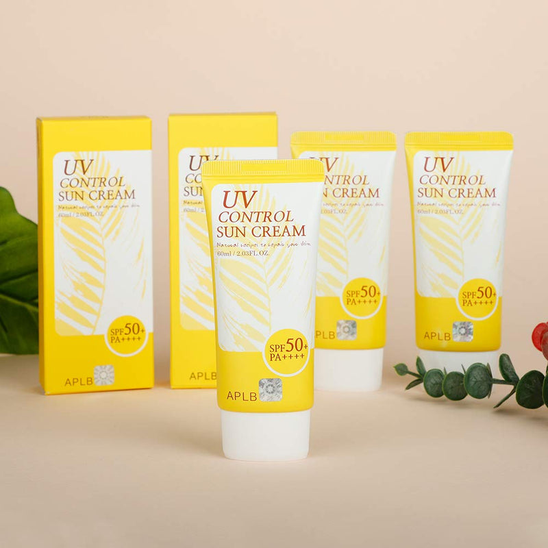 [Australia] - APLB UV Control Sunscreen, SPF 50+/PA++++ 2.03 fl. Oz (60ml) | Korean Skin Care, Non-Greasy & Non-Sticky, Gentle natural ingredients for better protection of UV rays | 