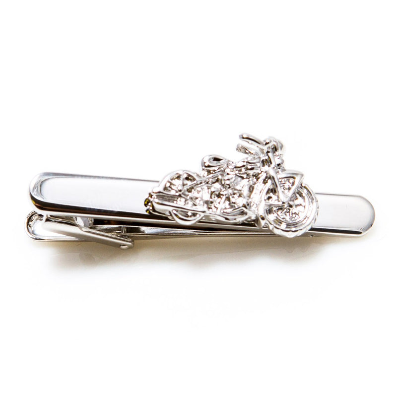 [Australia] - MRCUFF Motorcycle Pair of Cufflinks and Tie Bar Clip with a Presentation Gift Box 