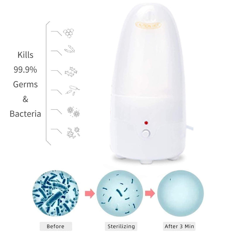 [Australia] - Fliurich Menstrual Cup Steamer Cleaner - Portable Menstrual Cup Wash Kit, High Temperature Steam Sterilization, One Button Control, Comes with Two Reusable Period Cup 