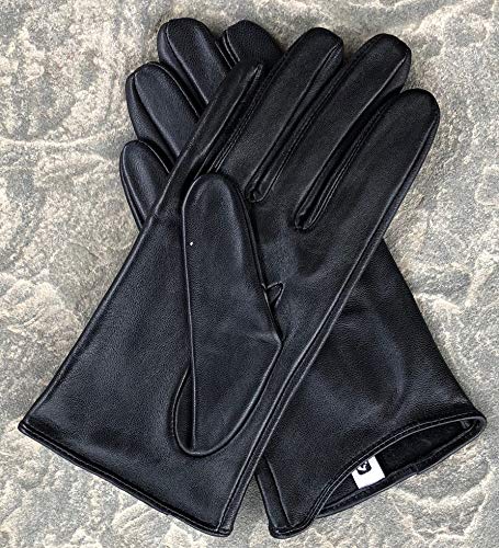 [Australia] - Silas Creek Co. Fun Colorful Fashion Women's Leather Driving Gloves Black Diamond 7 