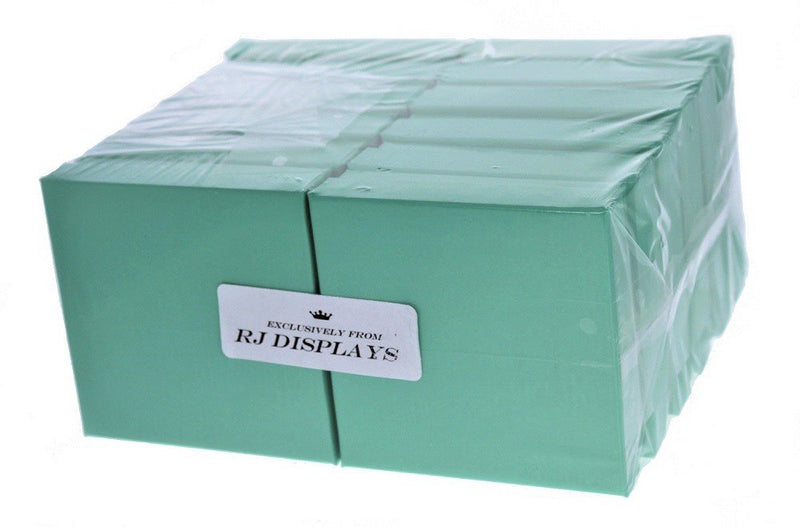 [Australia] - 12 Pack Cotton Filled Teal Blue Robin Egg Color Cardboard Paper Jewelry Gift and Retail Boxes 3.5" X 3.5" X 1 Inch Size by R J Displays 