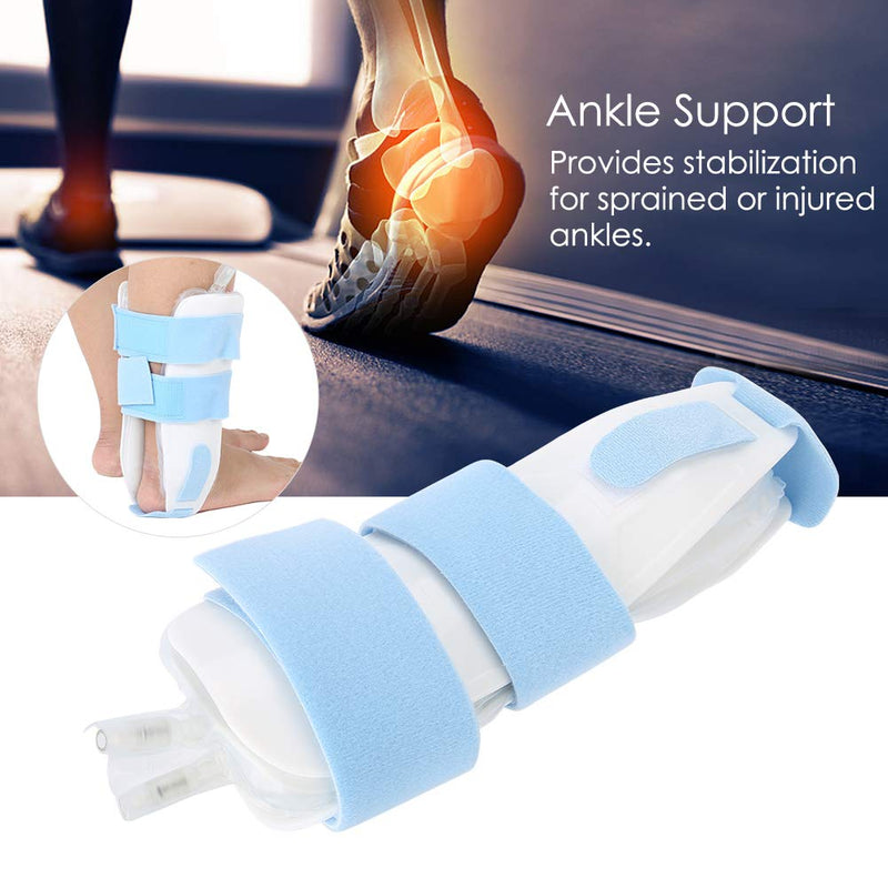 [Australia] - ZJchao Air and Foam Ankle Stirrup Brace, Air Pump Foot Drop, Torn ligaments, Post-Op Cast Support Splint Reduce Swelling and Inflammation for Strain Sprain Arthritis 