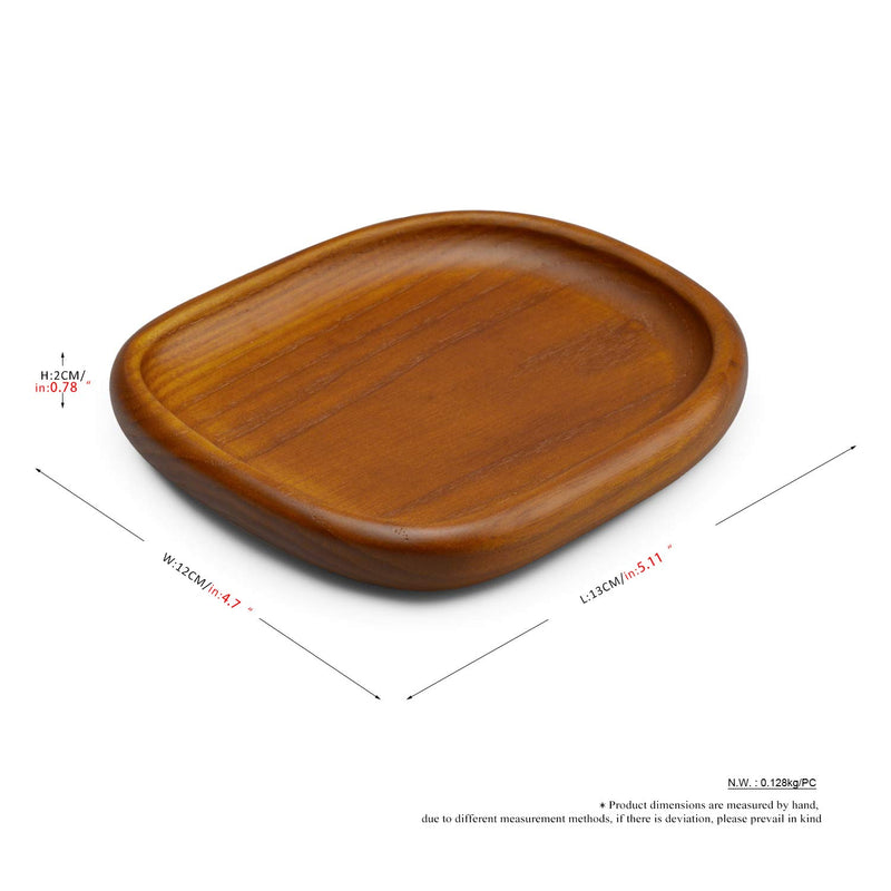 [Australia] - Woodten Wooden Storage Tray Jewelry Display Stand Pendant Storage Box Ring Bracelet Pendant (M) M 