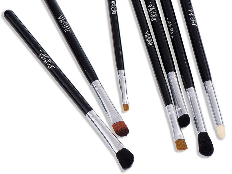 [Australia] - Eye Makeup Brush Set by Impora London. Includes - Eyeshadow Brushes, Blending Brush, Crease Brush, Eyeliner Brush & more [12 Brushes]. 