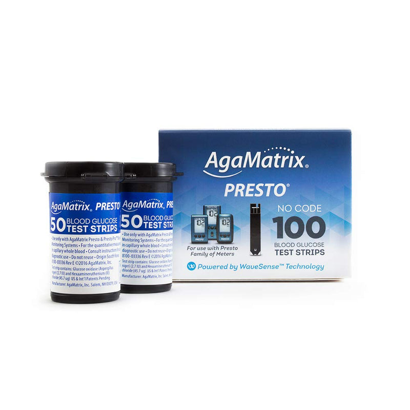 [Australia] - AgaMatrix Presto Test Strips, 100 Count Box 