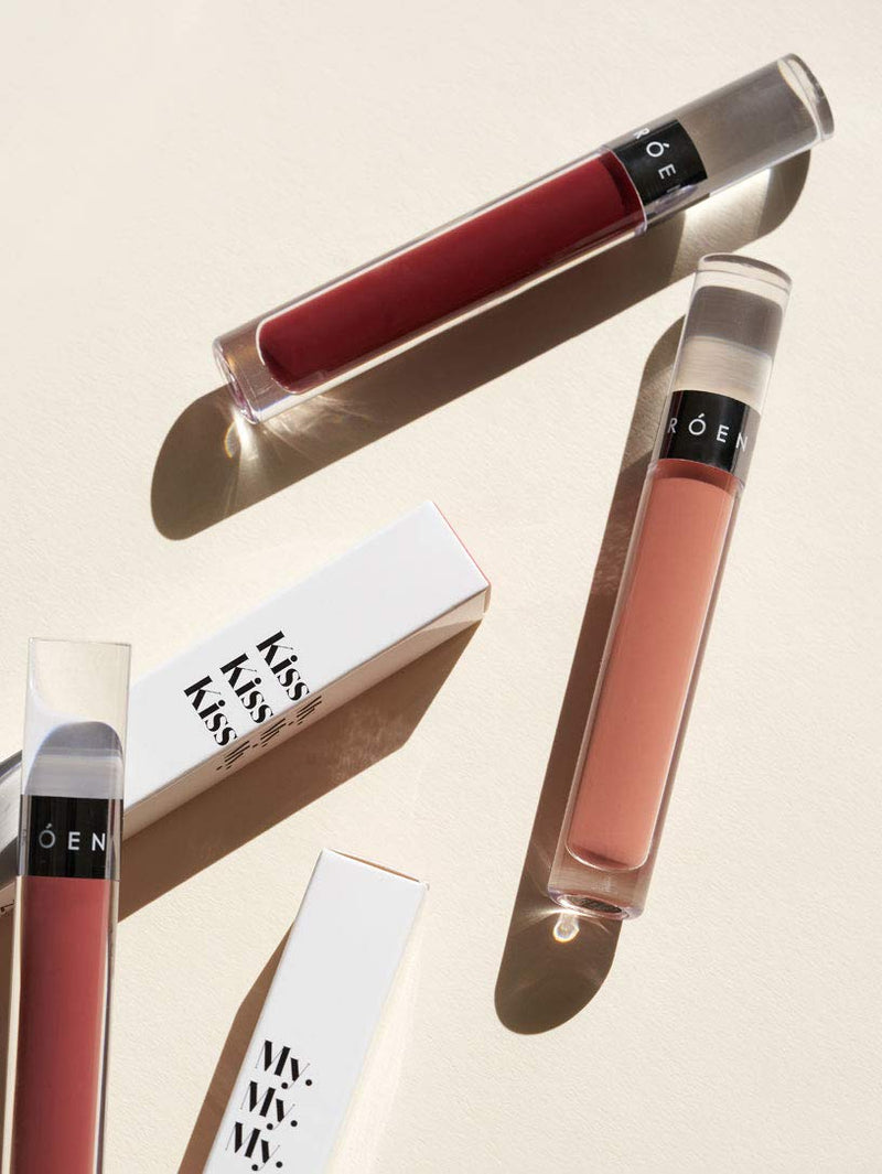 [Australia] - ROEN - Natural Kiss My Liquid Lip Balm | Vegan, Cruelty-Free, Clean Makeup (Remi - Glossy Nude) Remi - Glossy Nude 