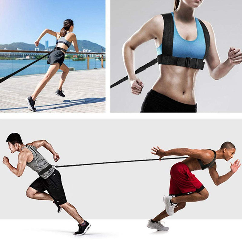 [Australia] - YNXing Resistance Training Rope Explosive Force Bounce Physical Training Resistance Rope Improving Speed, Stamina and Strength 3m Elastic rope 