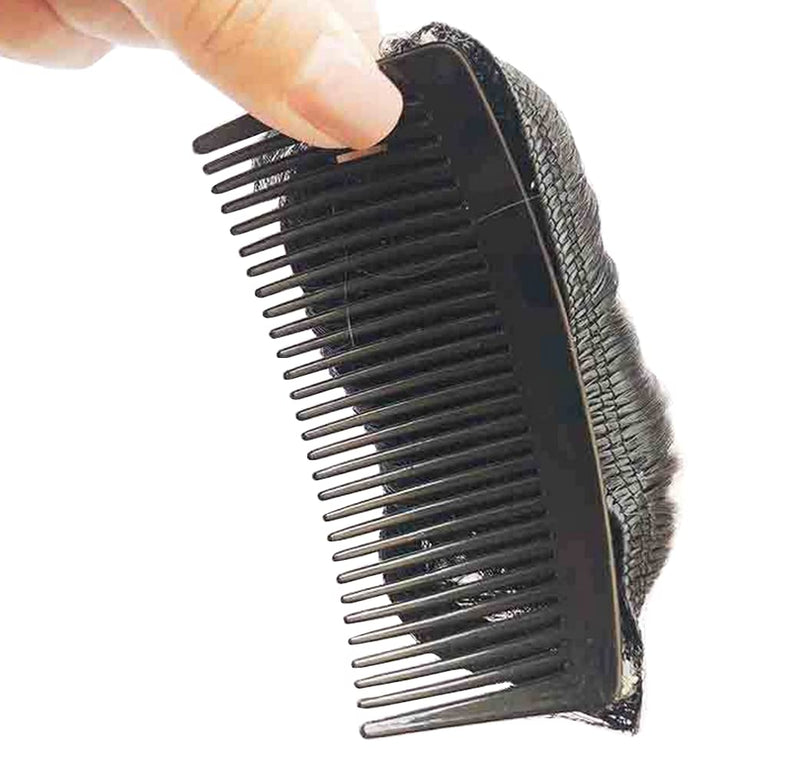 [Australia] - Bamboopack Bump Up Comb Clip Bun Hair Bump It Up Volume Hair Base Hair Decor Comb Half Ball Head Coil Beehive Fluffy Bump It Up Insert Do Beehive Hair Styler Volume Maker Bun Hair Pad, Dark Brown 