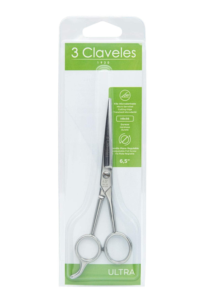 [Australia] - 3 Clips, Hair Scissors (6.5") - 1 unit 6.5" 
