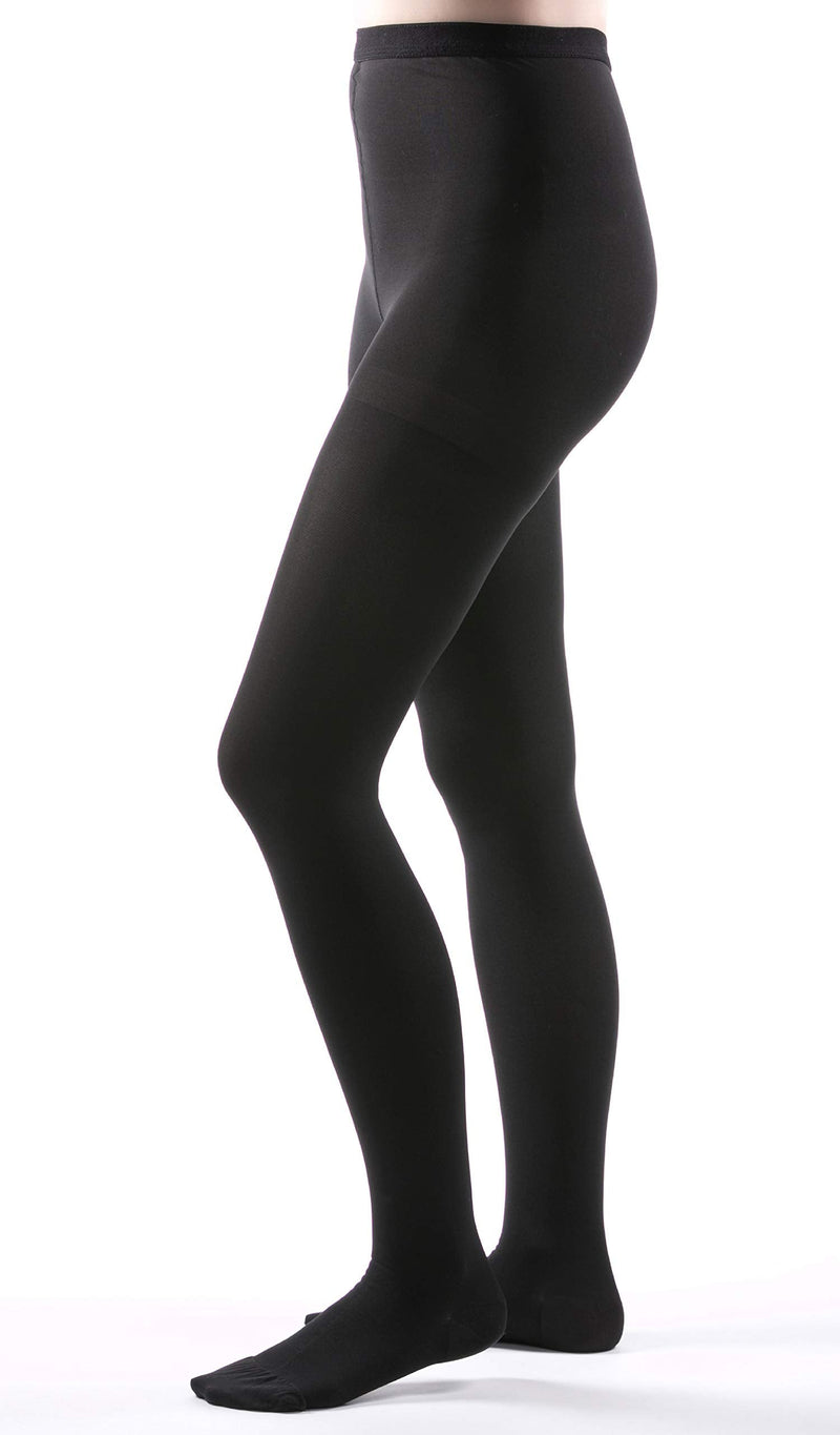 [Australia] - Allegro 30-40 mmHg Surgical 303 Support Compression Pantyhose - Comfortable Women's Compression Hose with Closed Toe Tall Black 