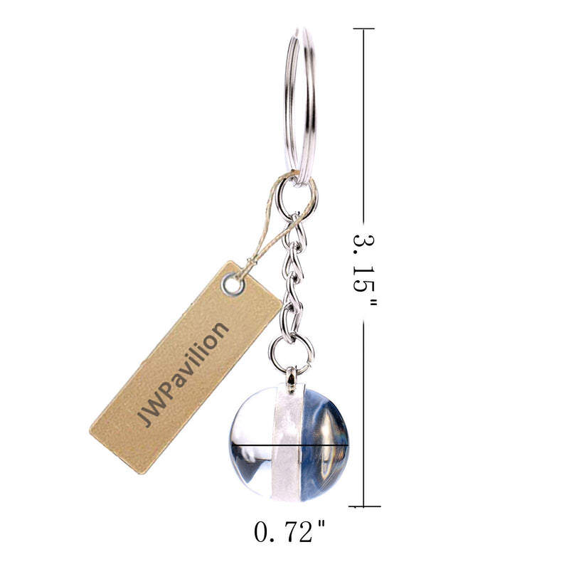 [Australia] - JWPavilion Zodiac 12 Constellation Glow In The Dark Creative Galaxy keychain Aquarius-1 