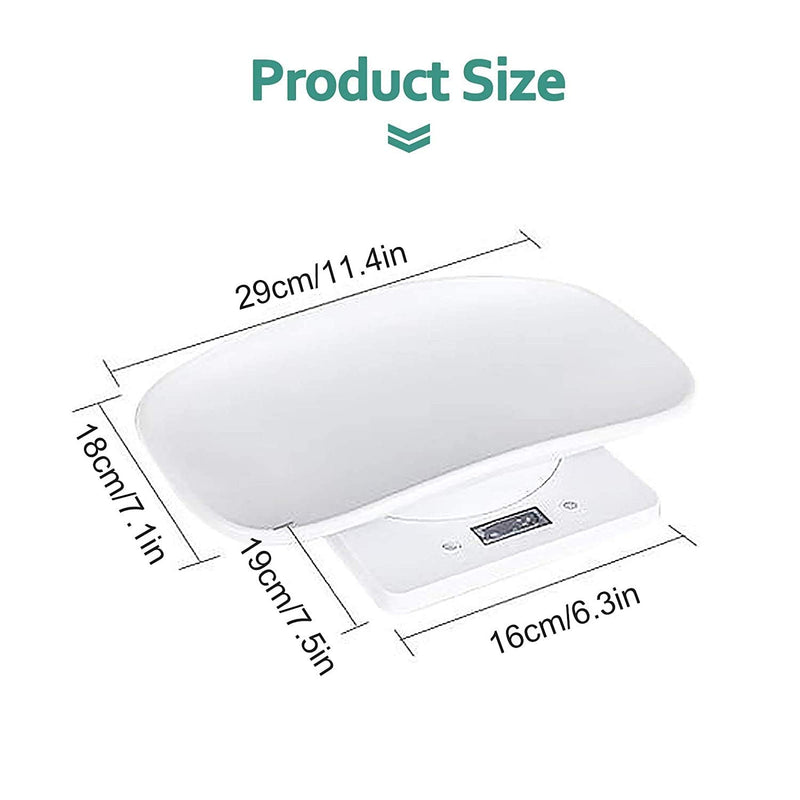 [Australia] - Digital Pet Scale LCD Electronic Weighing Scale, Kitchen Food Scale,Mini Precision Grams Weight Balance Scale with High Precision g/ml/oz/lb for Dog/Cat/ Hamster/Tortoise/ Lizard Small Animals 