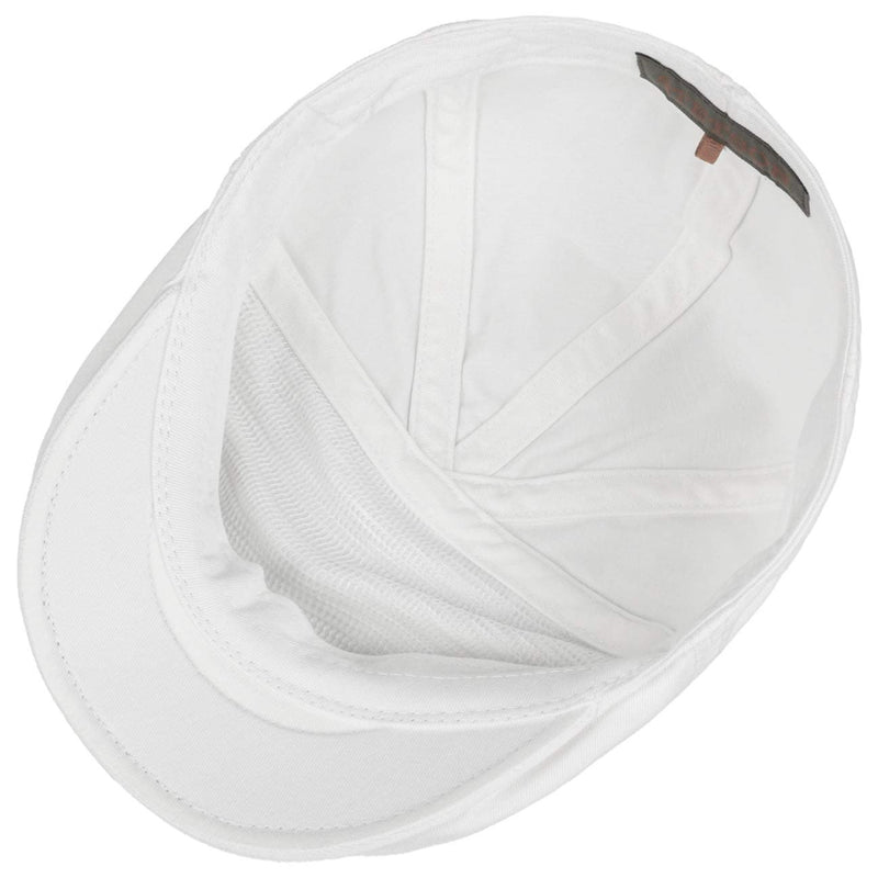 [Australia] - Stetson Paradise Cotton Flat Cap 7 3/4-7 7/8 White 