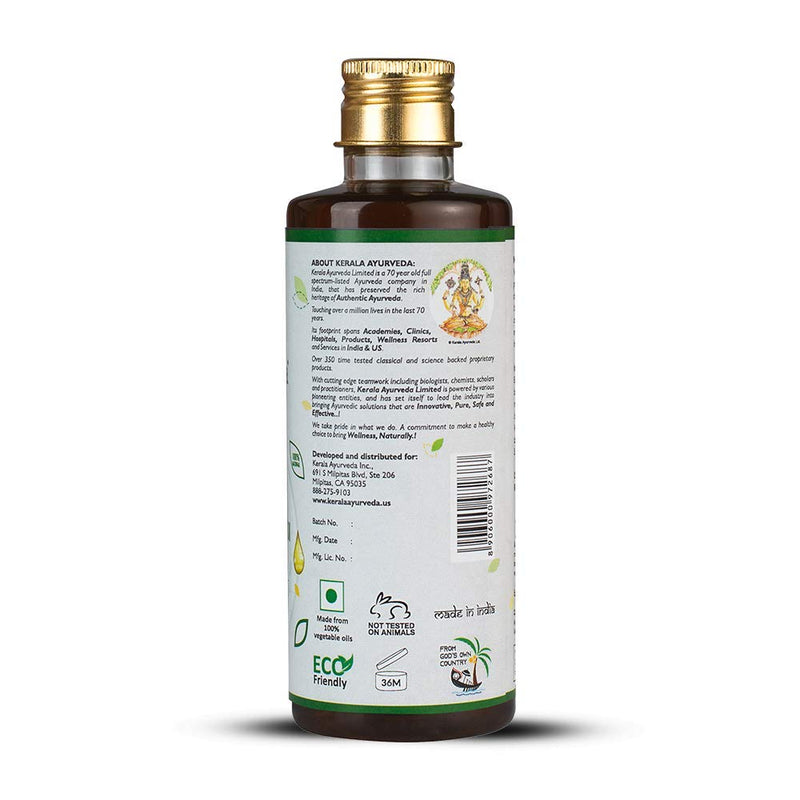 [Australia] - Kerala Ayurveda Nalpamaradi Keram - Ayurvedic Skin Care Herbal Oil - Supports Healthy & Radiant Skin & Supports Natural Healing of Irritated Skin, 200 ml 
