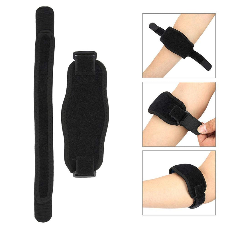 [Australia] - Adjustable Elbow Support Elbow Protector Pad Guard Strap for Tennis Basketball Sports Activity 