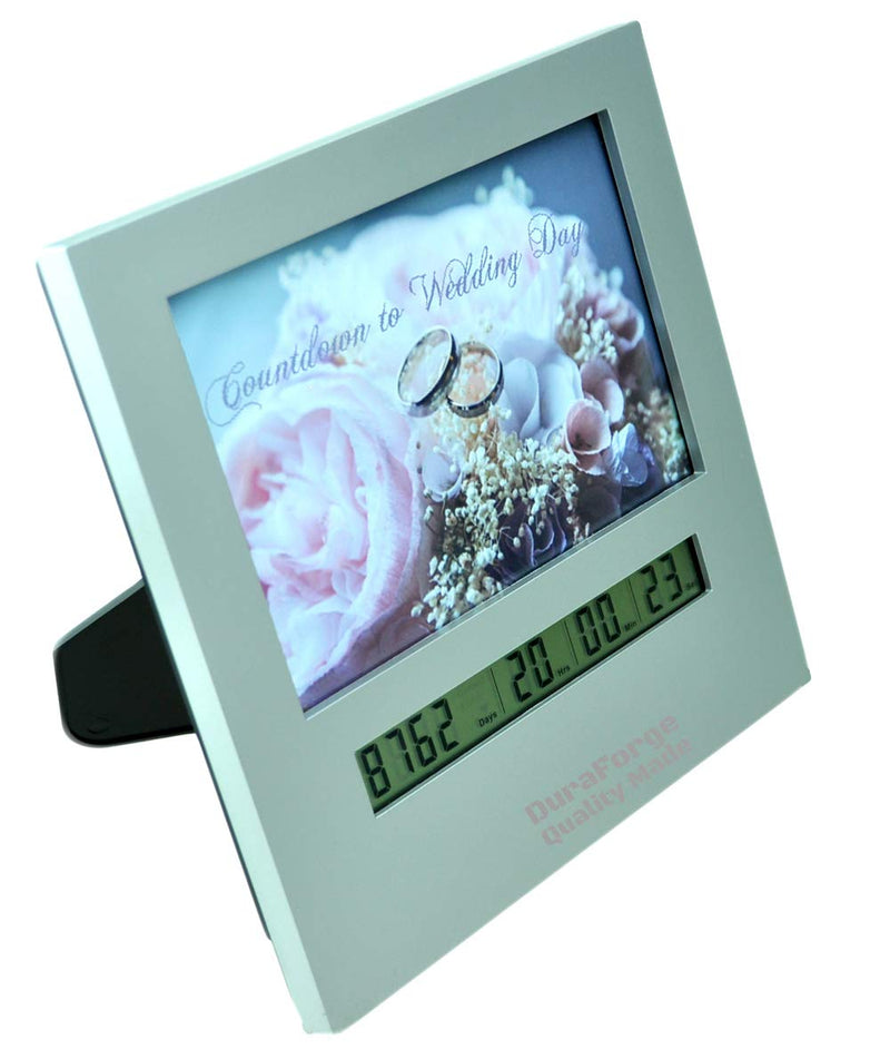 [Australia] - Wedding Countdown Clock with Large Digital Display Day Timer is Also a 4x6 Picture Frame Use it as a Reusable Advent Calendar or Count Down to New Baby, Honeymoon Vacation Xmas Retirement 