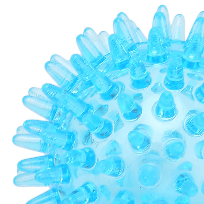 [Australia] - Spiky Ball, Soft Transparent Massage Ball Spiky Ball Hollow Strength Recovery Exercise Stress Relief Massage Ball for Hand Wrist, Foot, Back, Muscles(6CM) 6CM 