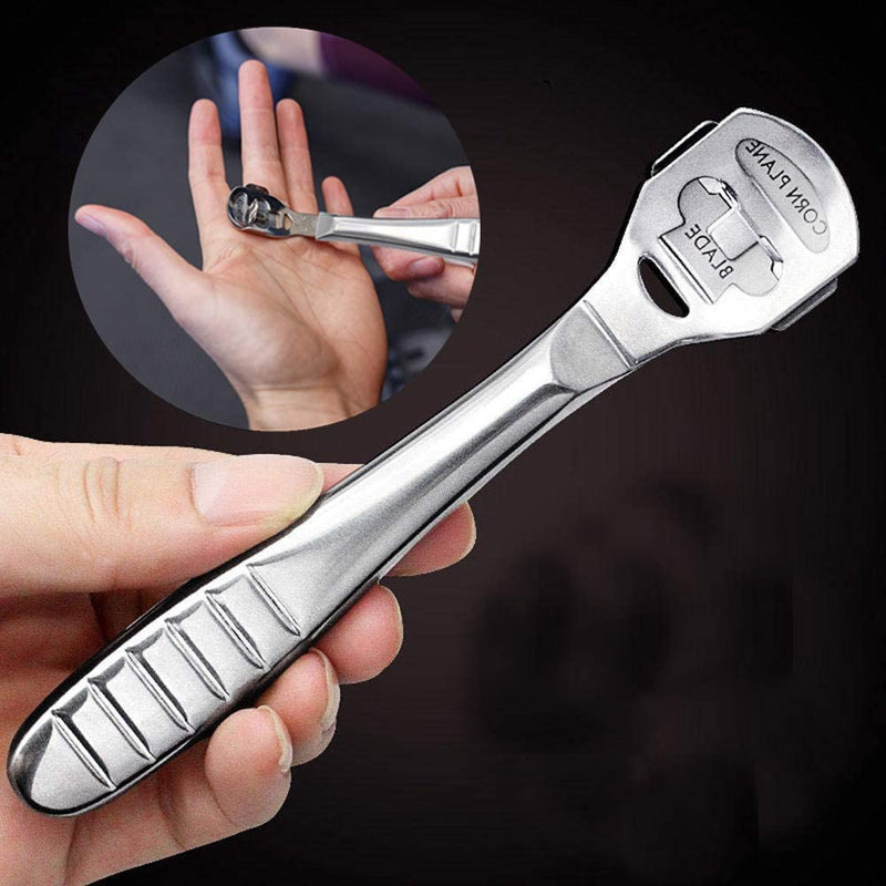 [Australia] - Hand Callus Remover, Palm Finger Thumb Callus Shaver Titania with 10 Blades for Removing Hard, Cracked, Dry Skin 