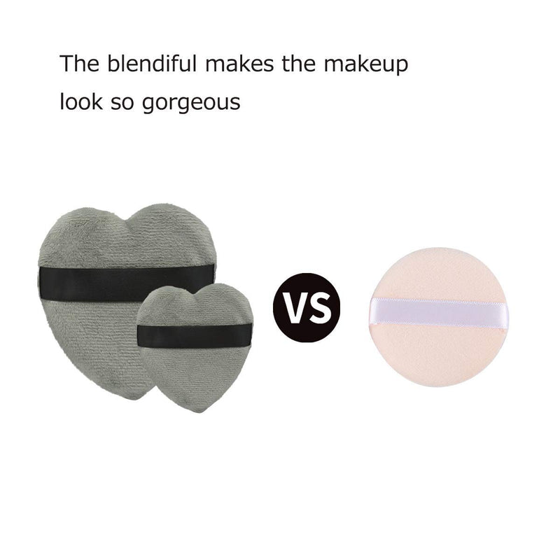 [Australia] - Makeup Sponge Blender 2PCS Blendiful Beauty Puffs Cosmetic Powder Sponge 