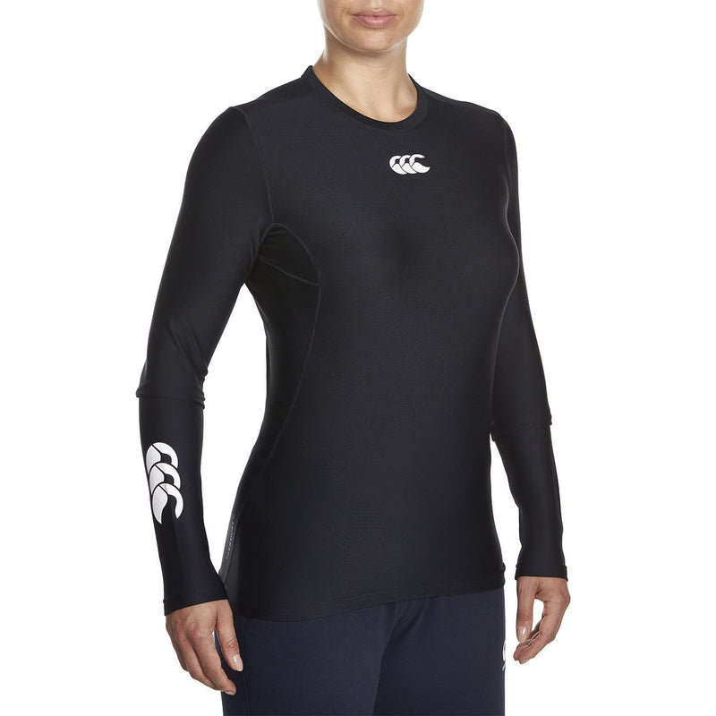 [Australia] - Canterbury Women's Thermoreg Baselayer Long Sleeve Top S Black 