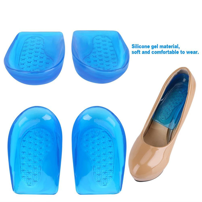 [Australia] - 1 Pair O/X Leg Correction Insoles Foot Alignment Silicone Gel Foot Orthotic Arch Support Shoes Insert Pads Heel Cup for Foot Correction L41-46 