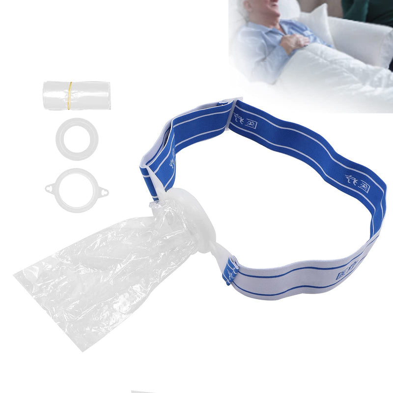 [Australia] - Colostomy Bags Waist-Belt Type, Skin‑Friendly Silicone Ostomy Ileostomy Stoma Care Pouches Bag with Replaceable 100pcs Bag, No Irritation to Skin 