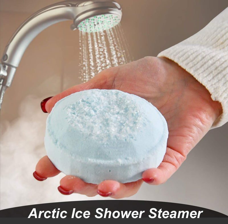 [Australia] - Candles and Cream Arctic Ice Shower Steamer-Aromatherapy & Stress Relief, Restore & Soothe Body-Set of 2 