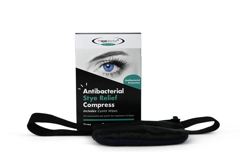 [Australia] - The Eye Doctor Stye Relief Compress Featuring Sterileyes - Microwaveable Single Eye Patch - Treatment of Styes, Chalazion & Cyst - Moist Heat Mask for Dry Eyes, Blepharitis & MGD 
