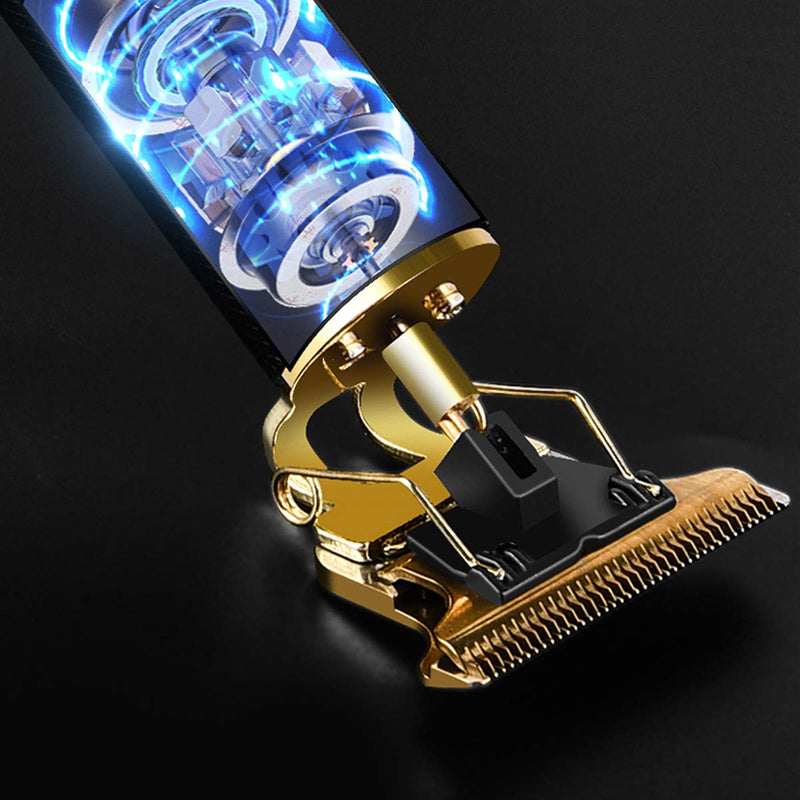 [Australia] - ReverseClock Hair Clippers for Men, Pro Li Close Cutting Trimmer, T-blade Cordless Electric Rechargeable Grooming Kit 1.5/2/3/4 mm Zero Gapped Detail Barber Haircut (Dragon Phoenix) Dragon Phoenix 