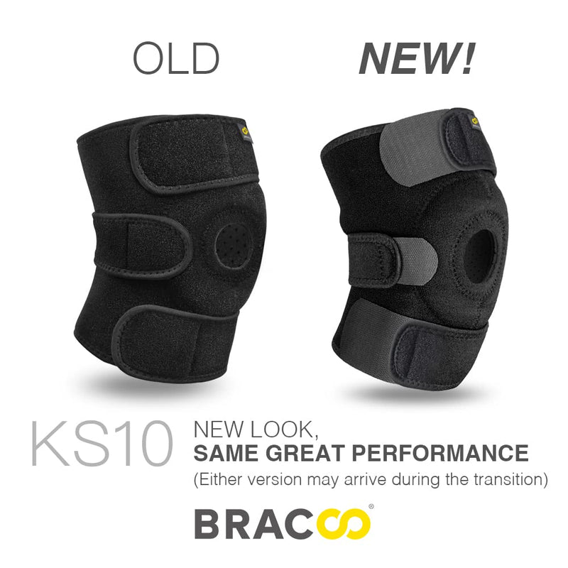 [Australia] - Bracoo Adjustable Compression Knee Patellar Tendon Support Brace for Men Women - Arthritis Pain, Injury Recovery, Running, Workout, KS10 Pink 