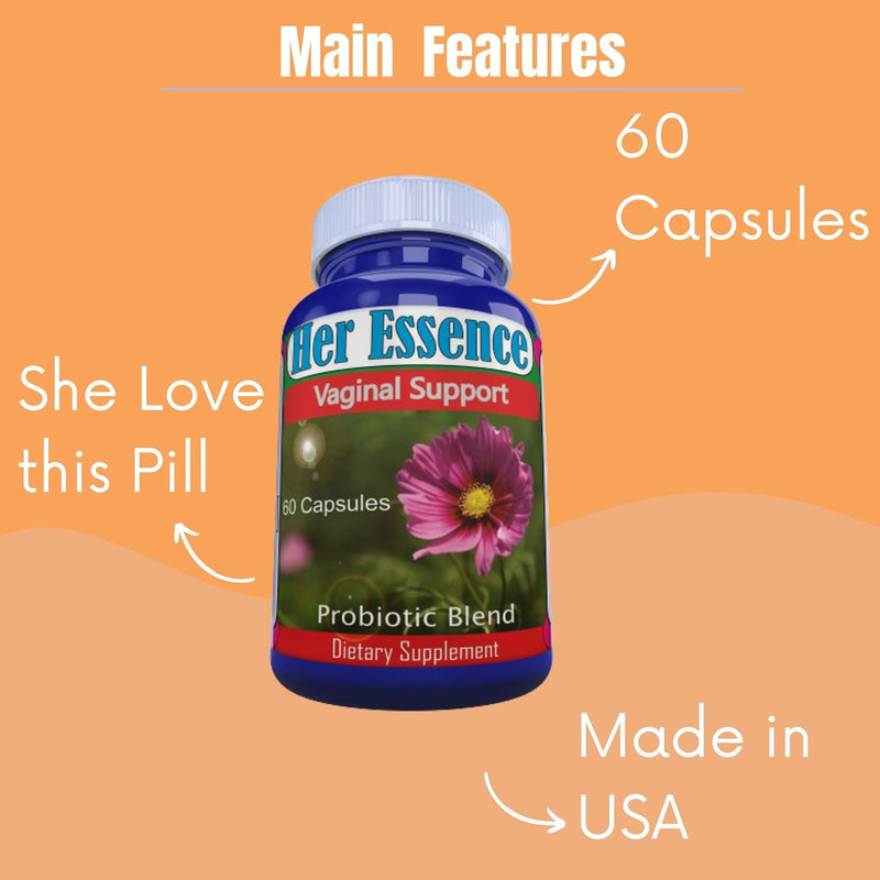 [Australia] - Embarrassed with Women Vaginal Odor? Female Urinary Odor? Try Vaginal Odor Feminine Care Supplement 60 Pills Women Urinary Tract Vitamin Probiotics and Prebiotics Vaginal Probiotics 