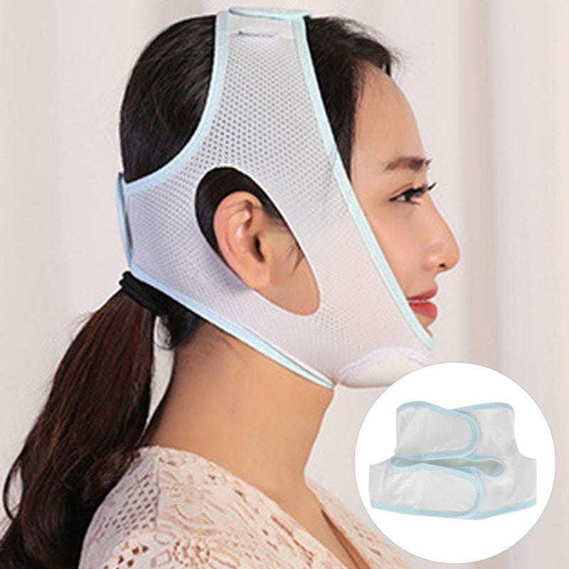 [Australia] - Facial Slimming Strap, 2 Sizes Lifting Belt for Women, V-Face Double Chin Strap, Thin Face Bandages Lifting Band (L) L 