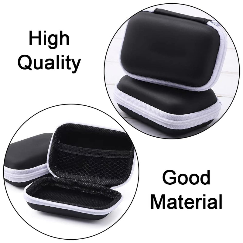 [Australia] - 2 Pcs Pulse Oximeter Cases Hard EVA Zipper Pulse Oximeter Box Portable Pulse Oximeter Cover Bag for Blood Oxygen Saturation Monitor 
