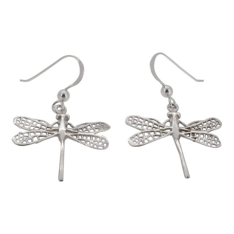 [Australia] - Touch Jewellery 925 Sterling Silver Dragon Fly Drop Earrings 