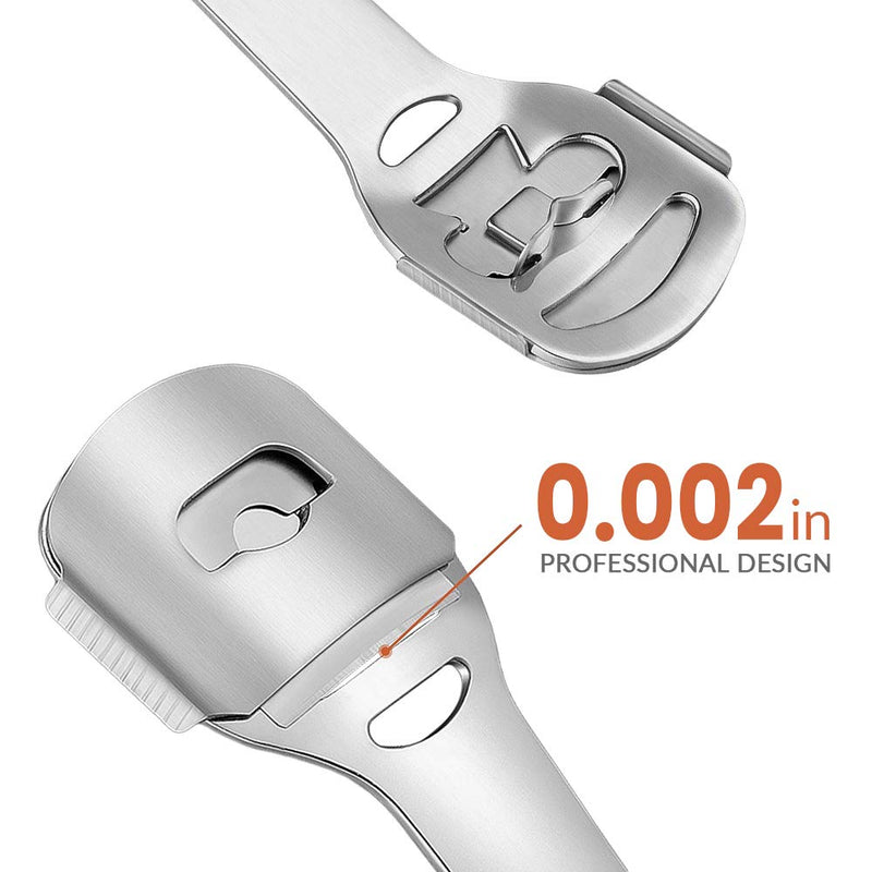 [Australia] - Codream Pedicure Callus Shaver Foot File Care Hard Skin Remover Callus Shaver Sets with Case, Foot File Heads & 10 Replacement Blade 
