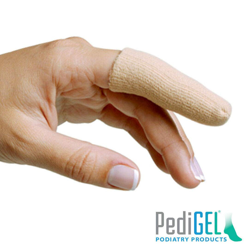 [Australia] - PediGel® - Medically Approved Polymer Gel Lined Digital Cap, Toe Protection and Relief from Corns - 4 Units - Medium 4 Count (Pack of 1) 