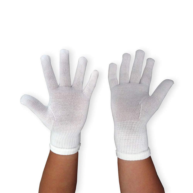 [Australia] - Edenswear Zinc-Infused Gloves for Children with Eczema - Wet Wrap Therapy (Medium) Medium 