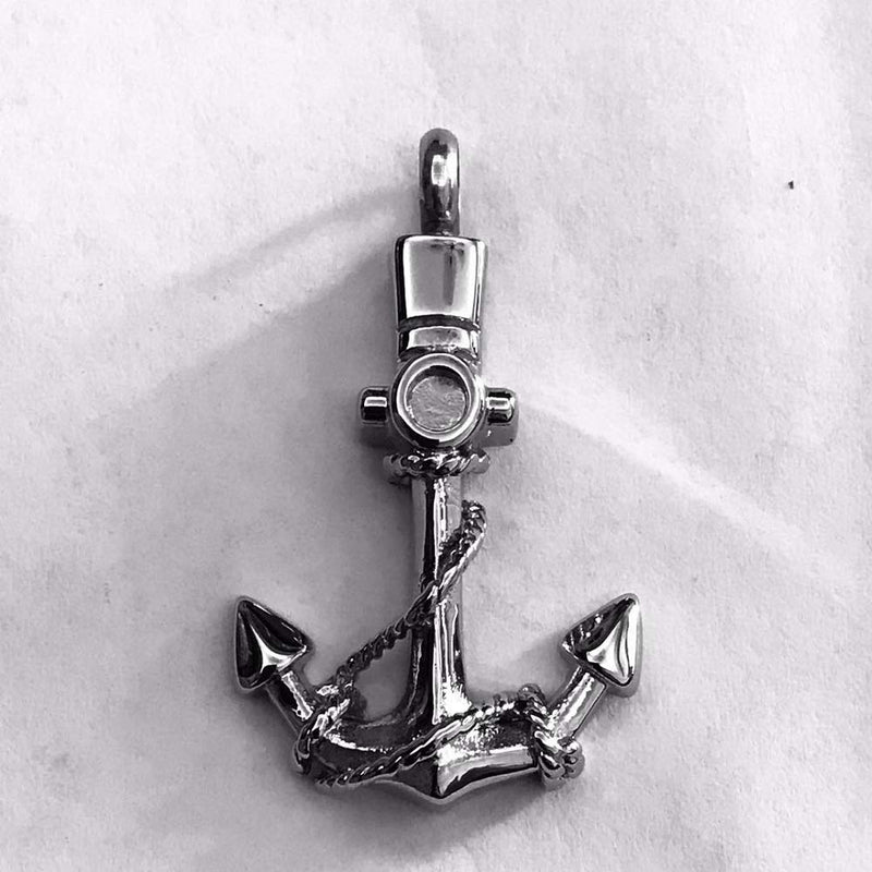 [Australia] - JMQJewelry Urn Necklaces for Ashes Memorial Cremation Women Men Heart Anchor Keepsake Ashes Pendant Jewelry 
