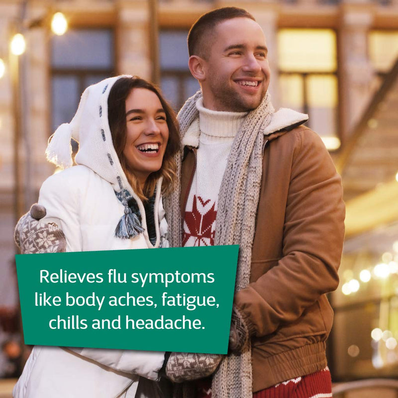 [Australia] - BHI Flu + Cold Multi-Symptom Relief Natural Safe Non-Drowsy Remedy 11 Targeted Homeopathic Active Ingredients for Body Aches, Fatigue, Chills & Headache - 100 Tablets 