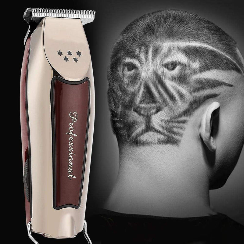 [Australia] - Vbest life Hair Clipper, Professional Electric Hair Trimmer Clipper Rechargeable Adjustable Hair Cutting Machine US Plug 100-240(Silver) 