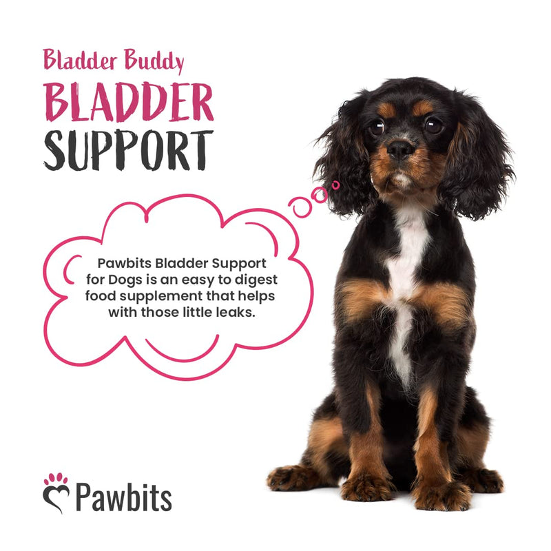 [Australia] - Pawbits 120 Bladder Buddy Support Tablets for Dogs - Dog UTI treatment Food Supplements with Cranberry and D-Mannose to Support Kidney & Urinary Health 