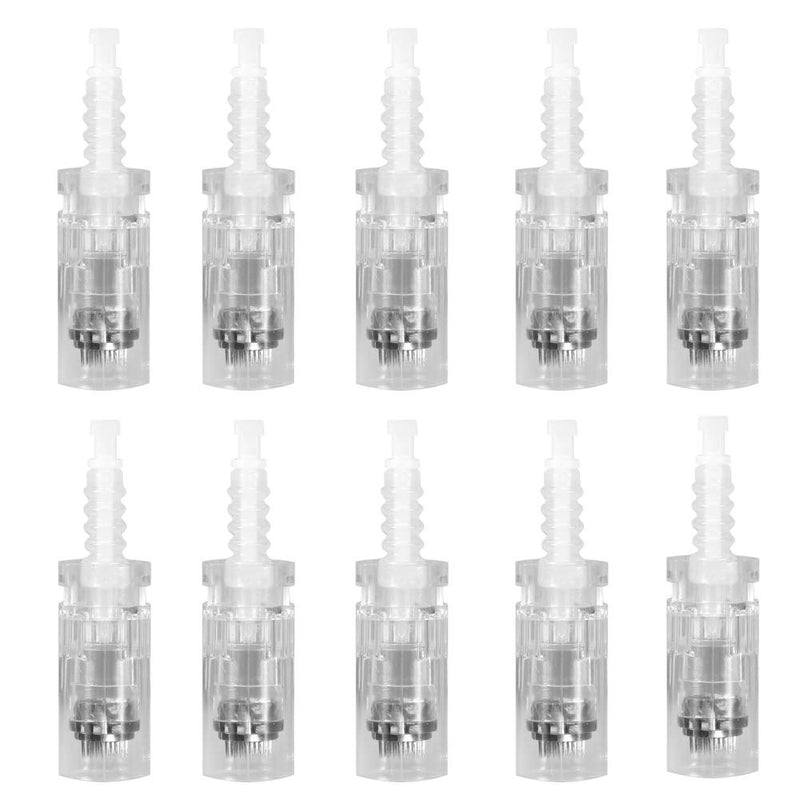 [Australia] - 36 Pins Derma Auto Pen Cartridges - Microneedling Pen Cartridges for Angel Kiss A9 / S65 / K3892, Dr Pen M5 / M7 / N2, Disposable Replacement Accessories (10Pcs Bayonet Slot) 36 Needles Cartridges 10 PCS 