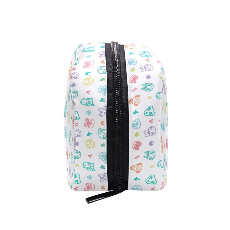 [Australia] - Cosmetic Bag Portable and Suitable for Travel Animal Crossing Pattern Make Up bag with Zipper Pencil Bag Pouch Wallet (Animal Crossing Pattern 002) 