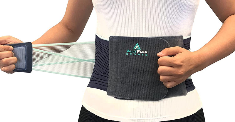 [Australia] - AllyFlex Sports® Lumbar Support - Back Brace For Men & Women Ergonomic Design and Lightweight Breathable Material Provide Back Support and Pain Relief for Waist - XS/S (25.0'' - 31.5'') XS/S (25.0'' - 31.5'') 