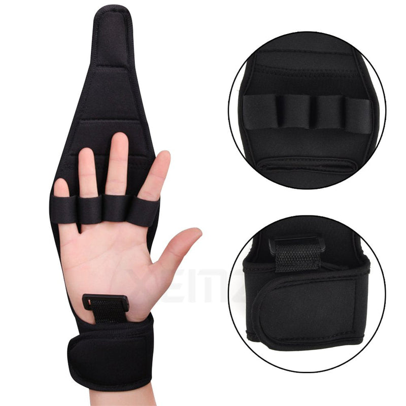 [Australia] - XEMZ Fingers Support Training Brace, Stroke Rehab Arthritis Gloves, Thumb Wrist Injury Recovery Splint, Finger Separator Hand Orthotics Carpal Tunnel, Joint Pain Relief Corrector - Any Age Women Wen 1 