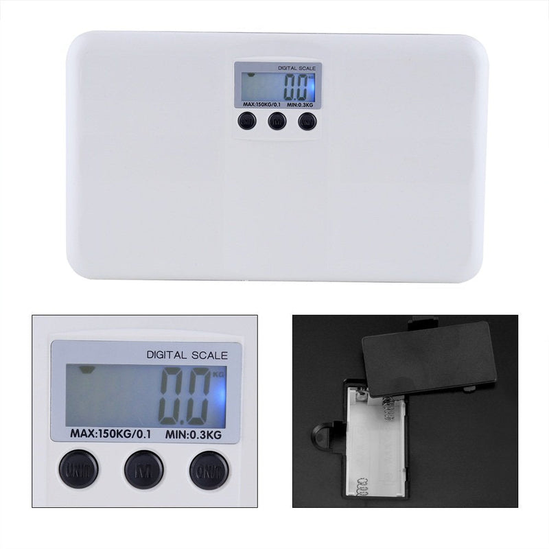 [Australia] - Nikou Weight Scale, LCD Digital Electronic Scale for Baby Pet Body Weighting Scale Maximum Weighing 150kg 