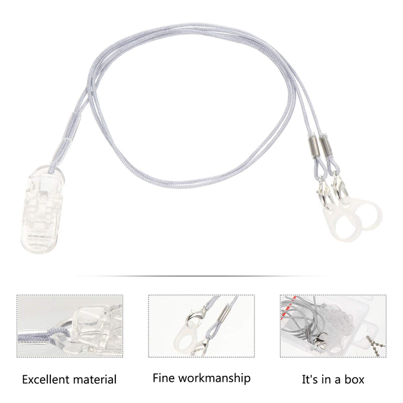 [Australia] - ULTECHNOVO 1 Set Hearing Aid Clip Cute Flower Anti Lost Lanyard BTE Protector Security Clip Ear Gear Strap for Children Elderly Adult 